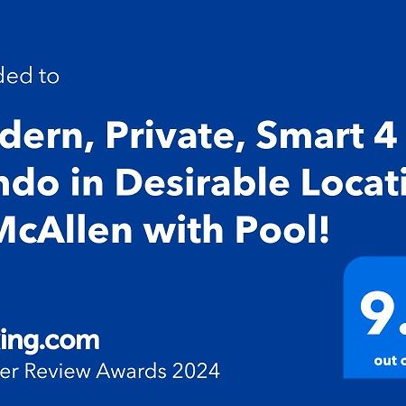Modern, Private, Smart 4 Bedroom Condo In Desirable Location In Mcallen With Pool! Bagian luar foto