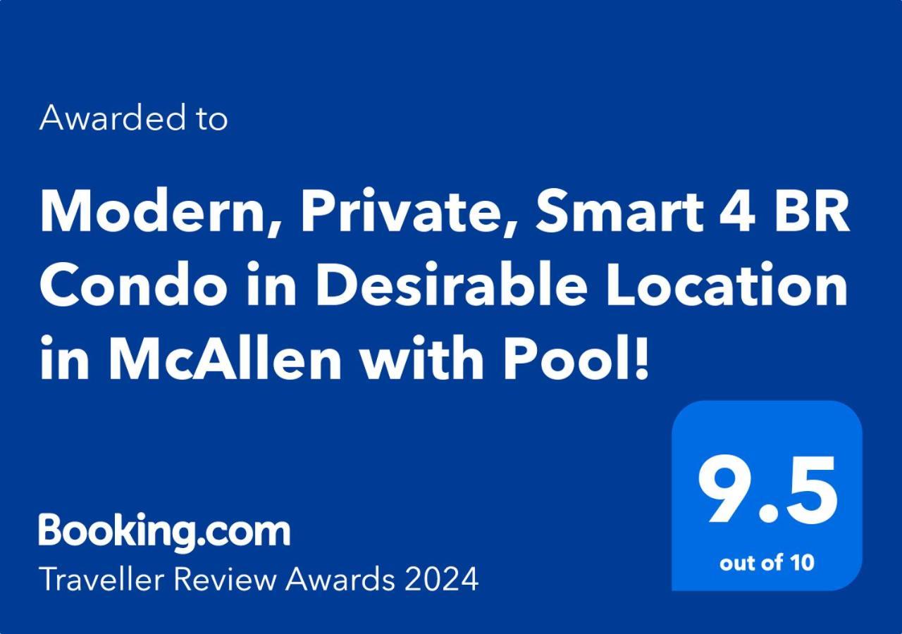 Modern, Private, Smart 4 Bedroom Condo In Desirable Location In Mcallen With Pool! Bagian luar foto